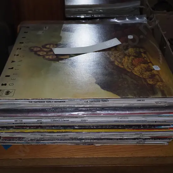 various LPs; Partridge Family, Malcolm McLaren etc