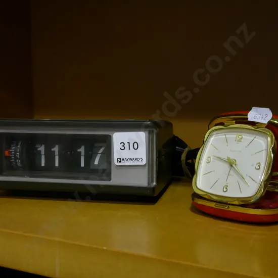 small travel alarm clock, bedside alarm clock