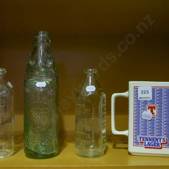 vintage bottles, water jug