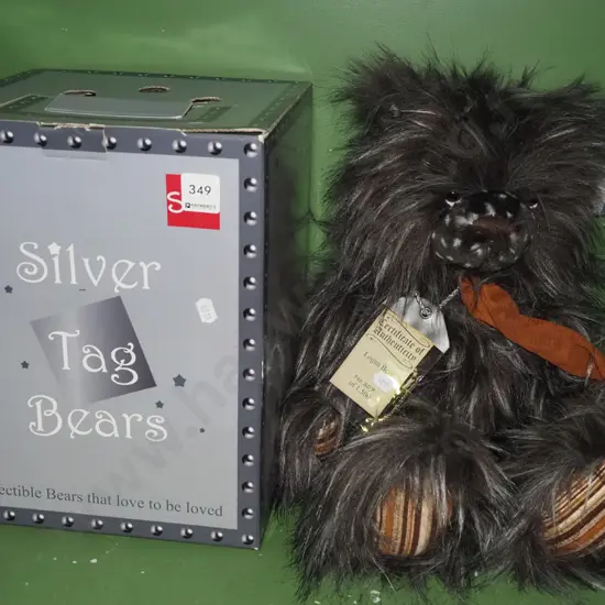 Silver Tag ltd edition teddy bear - Logan Bear