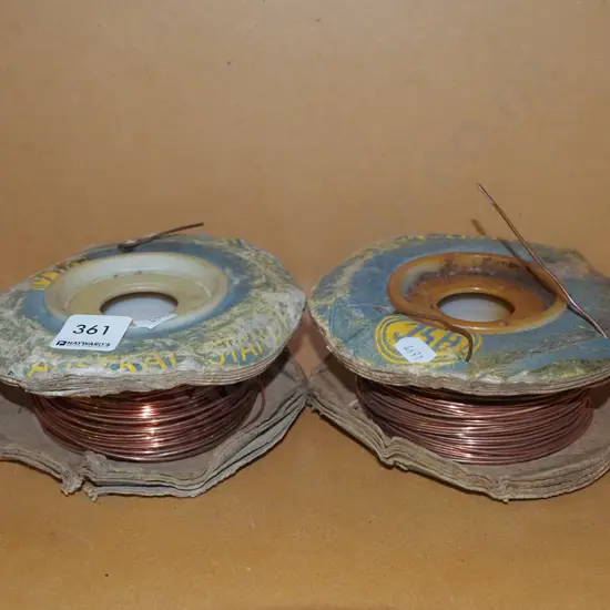 2x rolls of copper wire