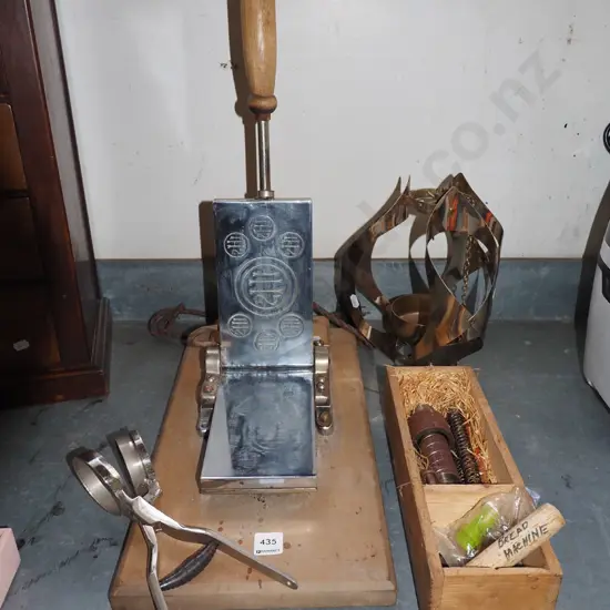 vintage communion wafer press, accessories, hanging candle light fitting