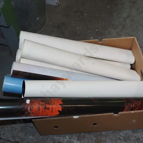 box of posters