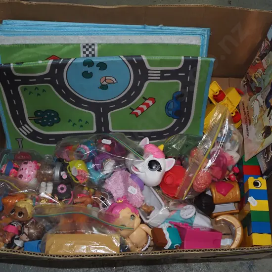 box; toys