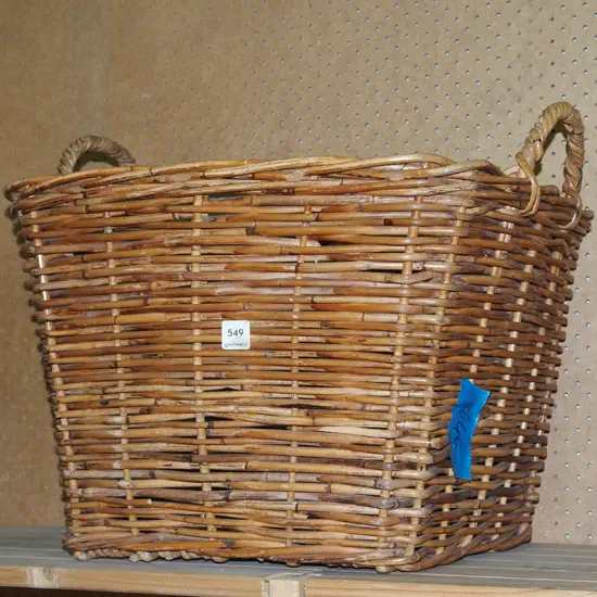 cane wood basket H-350