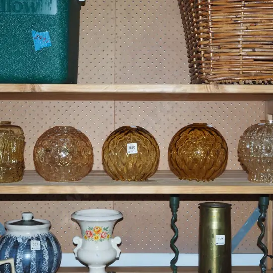 5x glass light shades