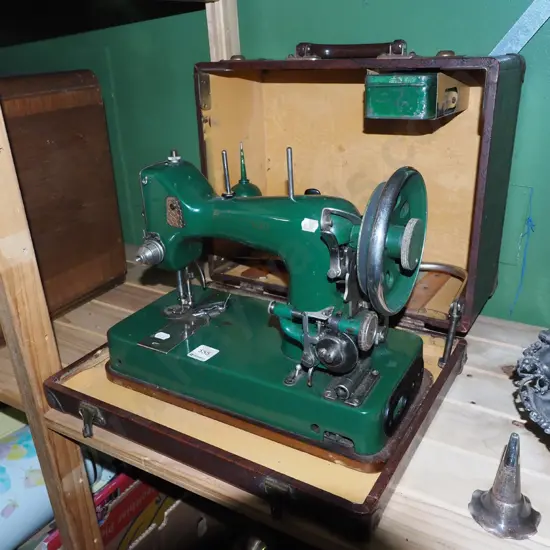 vintage Robertson electric sewing machine
