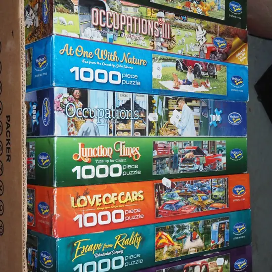 box of puzzles
