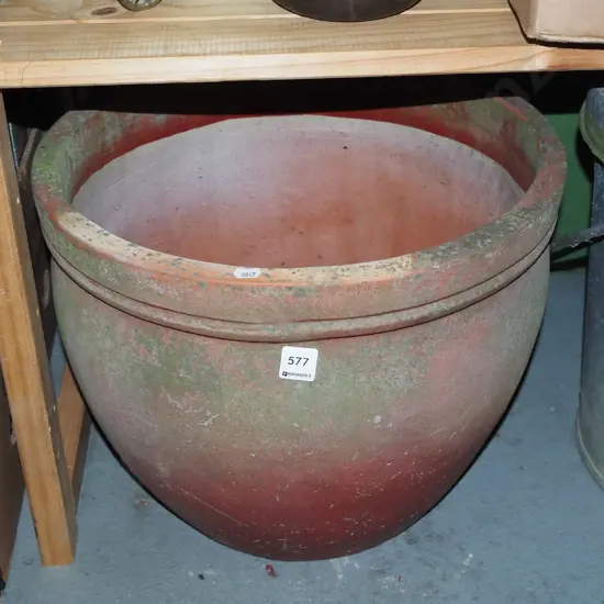 large terracotta garden planter H-350 Diam-445
