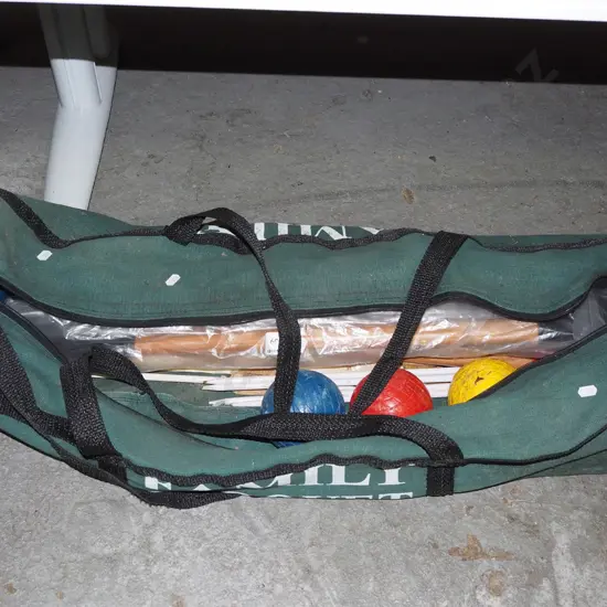 portable croquet set