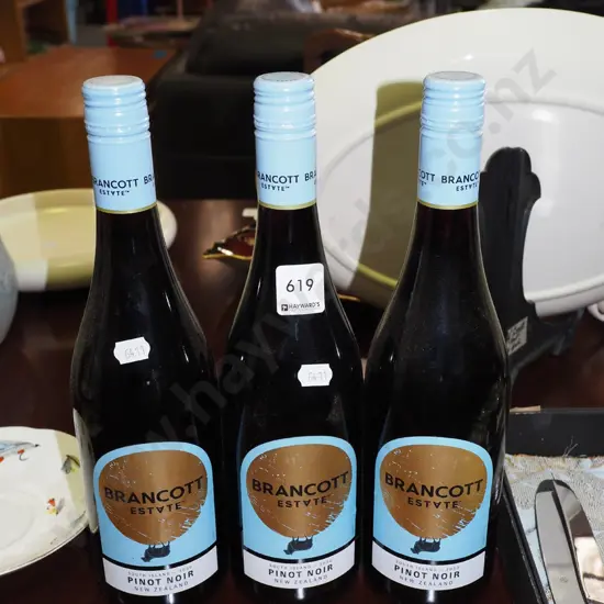 3x bottles of Bancroft Estate 2020 pinot noir