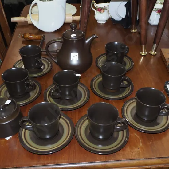 Noritake Folkstone coffee set