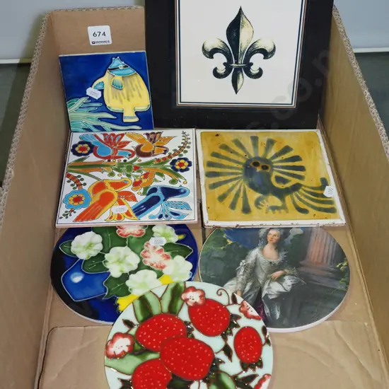 box decorative tiles