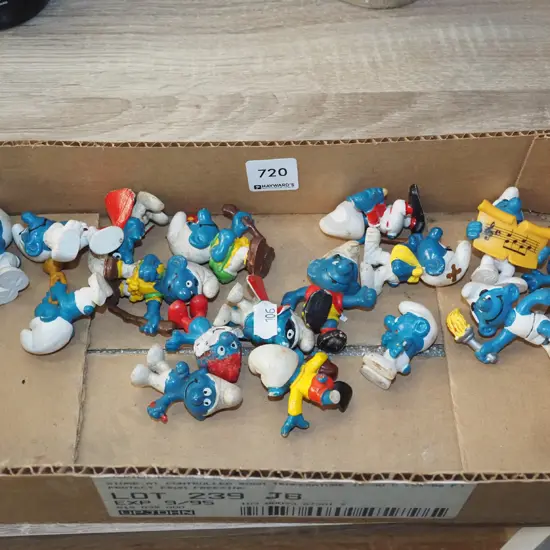 box of smurfs