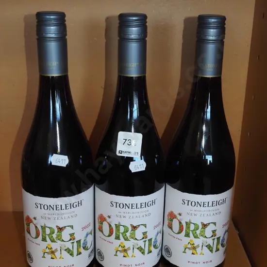 3x Stoneleigh 2022 organic pinot noir