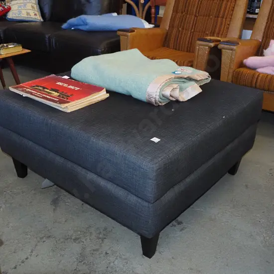 large charcoal ottoman H-450 W-970 D-870