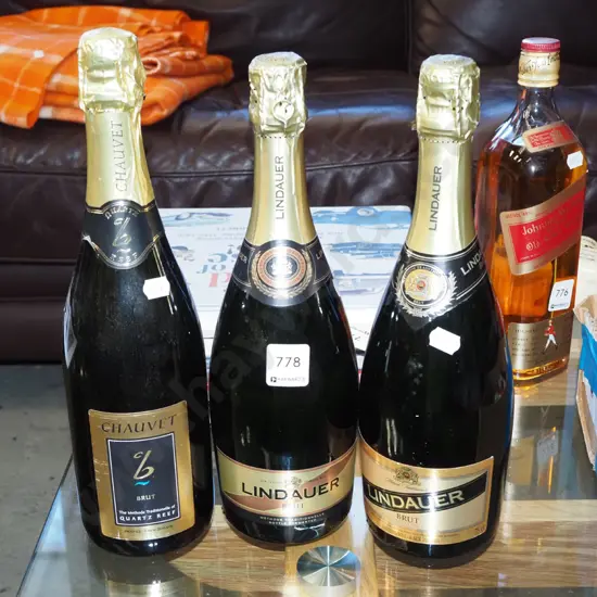 3x bottles of Lindauer brut