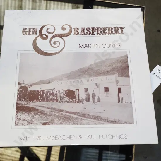 NZ folk LP - Gin & Raspberry by Martin Curtis