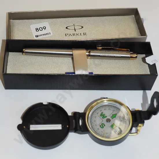 compass, Parker pen