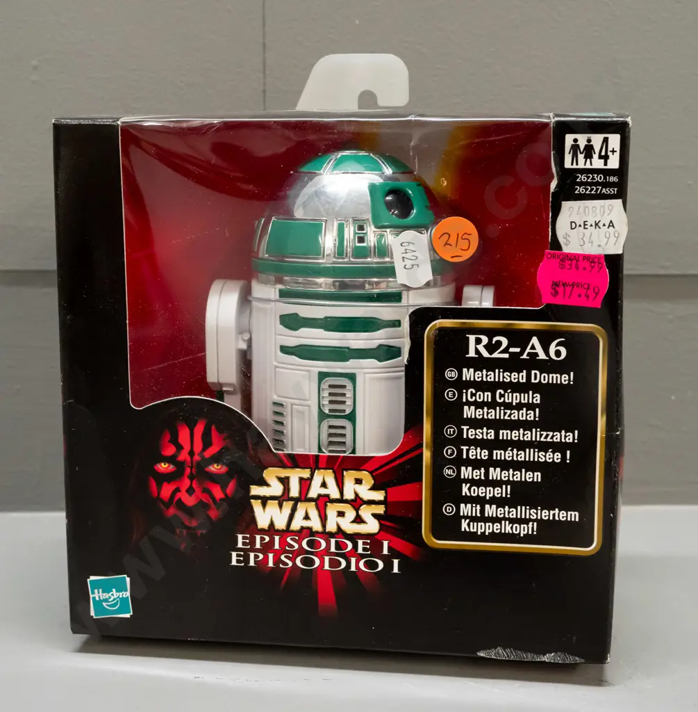 Hasbro 1998 Star Wars Episode One R2-A6 figure in original sealed box - some denting to box H-170 W-180 D-90 Image 1++