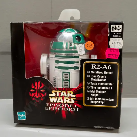 Hasbro 1998 Star Wars Episode One R2-A6 figure in original sealed box - some denting to box H-170 W-180 D-90