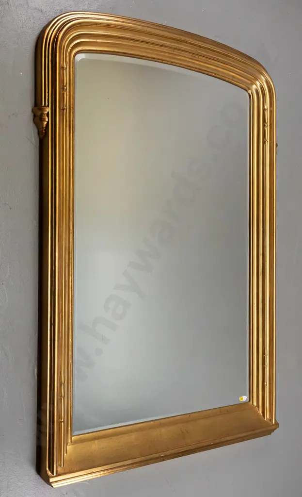 ornate beveled edged wall mirror H1410 W940 Image 1++