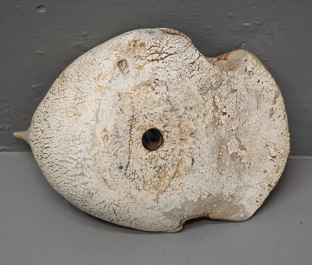 Lindsay Bedogni studio pottery sitting dove figure with mark on underside H-110 L-200 Image 1++