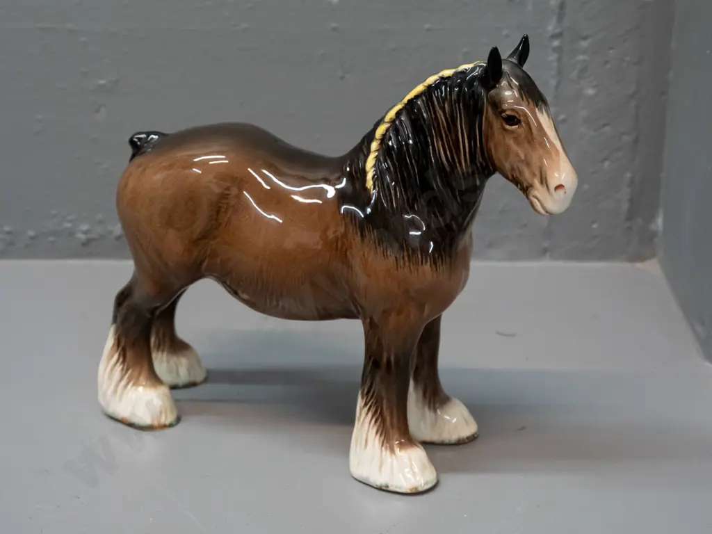 Beswick Clydesdale / shire horse H-220 L-240 Image 1++