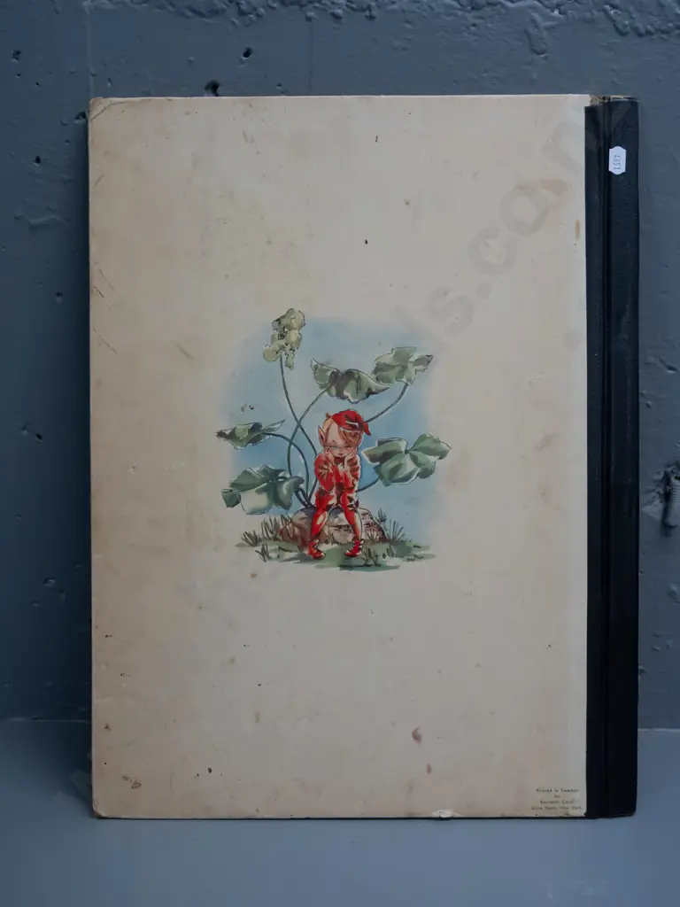 vintage large format children's picture book - A Day in Fairyland - printed in Sweden for Ranborn Corp, Little Neck NY - Image 1++