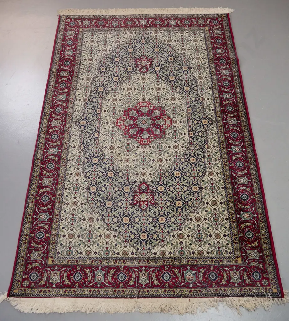 Persian style wool floor rug L-2050 W-1300 Image 1++