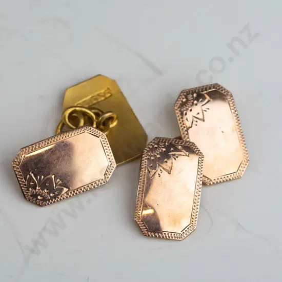 9ct pair of cufflinks