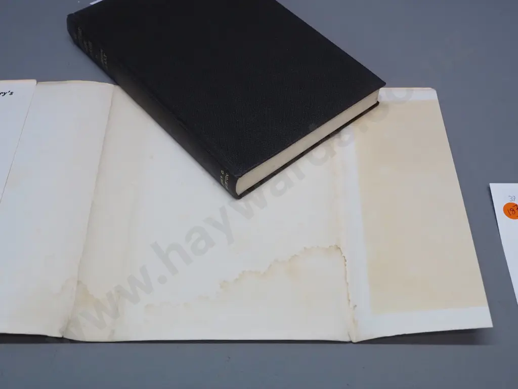 book signed by Edmund Hillary - No Latitude for Error - stains and marks to dust jacket Image 1++