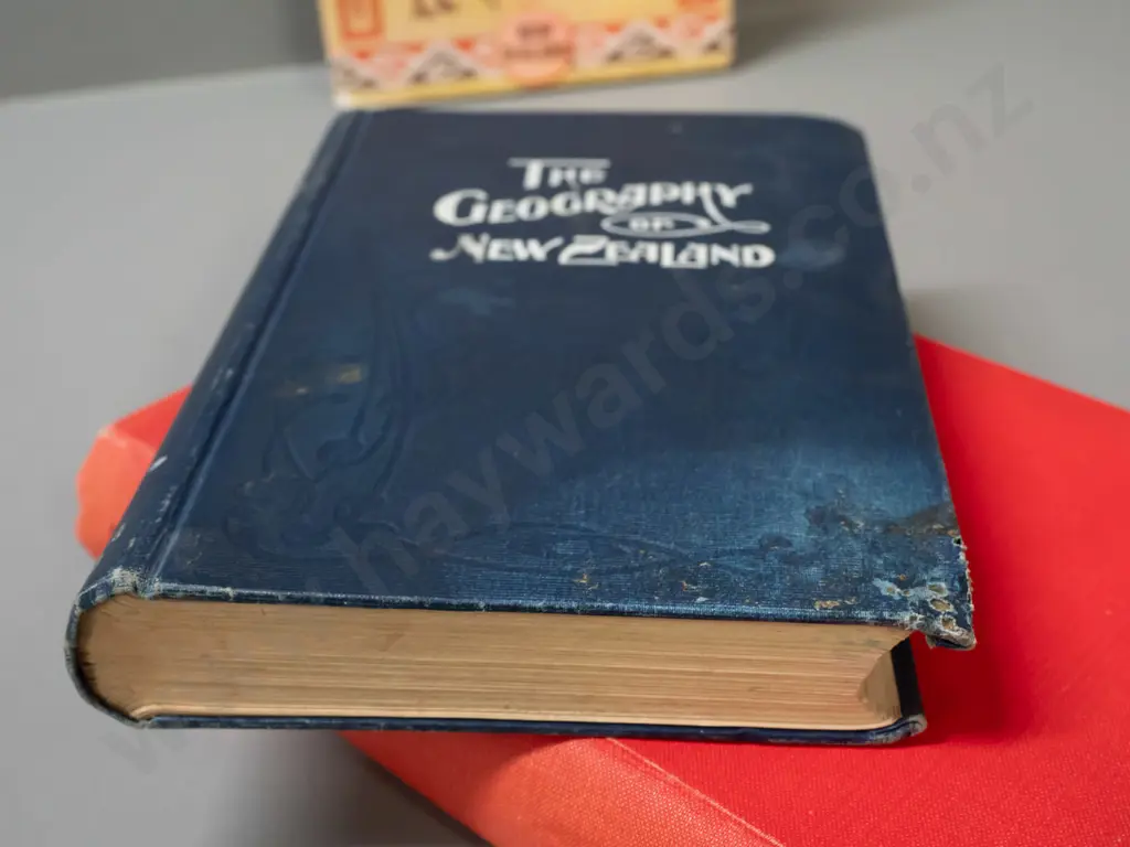 3 books: The Tongariro National Park, 1927, James Cowan, The Geography of NZ by P. Marshall, & The Story of Otago by AH Image 1++