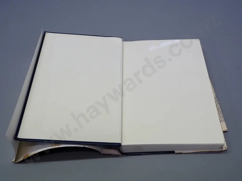 book signed by Edmund Hillary - autobiography "Nothing Venture, Nothing Win" - some marks, tears to just jacket, etc. Image 1++