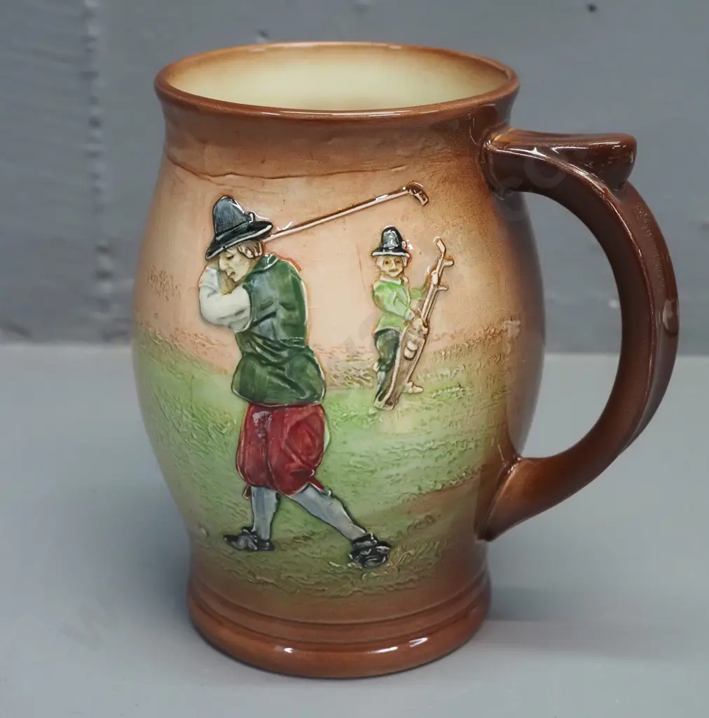 Royal Doulton golfers jug H-150 Image 1++