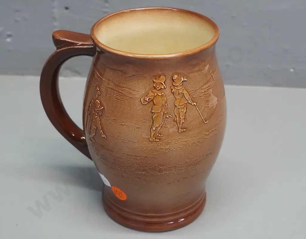 Royal Doulton golfers jug H-150 Image 1++