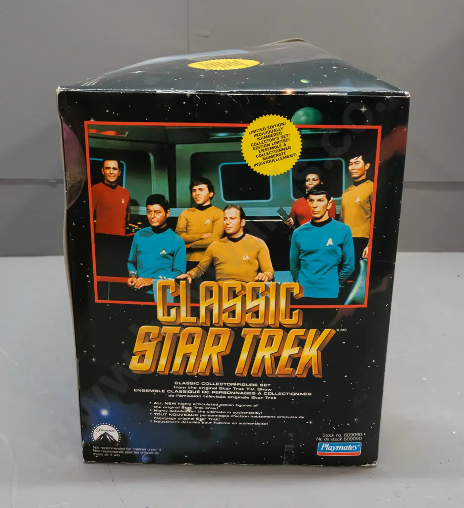 1993 Playmates Toys Classic Star Trek collector's figure set - some denting to box H-280 W-420 D-220 Image 1++
