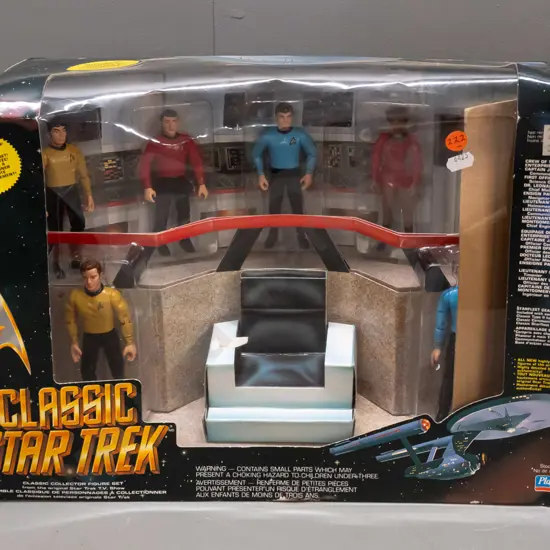 1993 Playmates Toys Classic Star Trek collector's figure set - some denting to box H-280 W-420 D-220