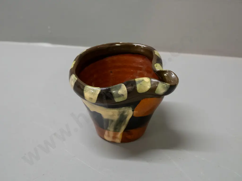 Steve Fullmer NZ studio pottery pouring vessel / bowl H-95 W-120 Image 1++