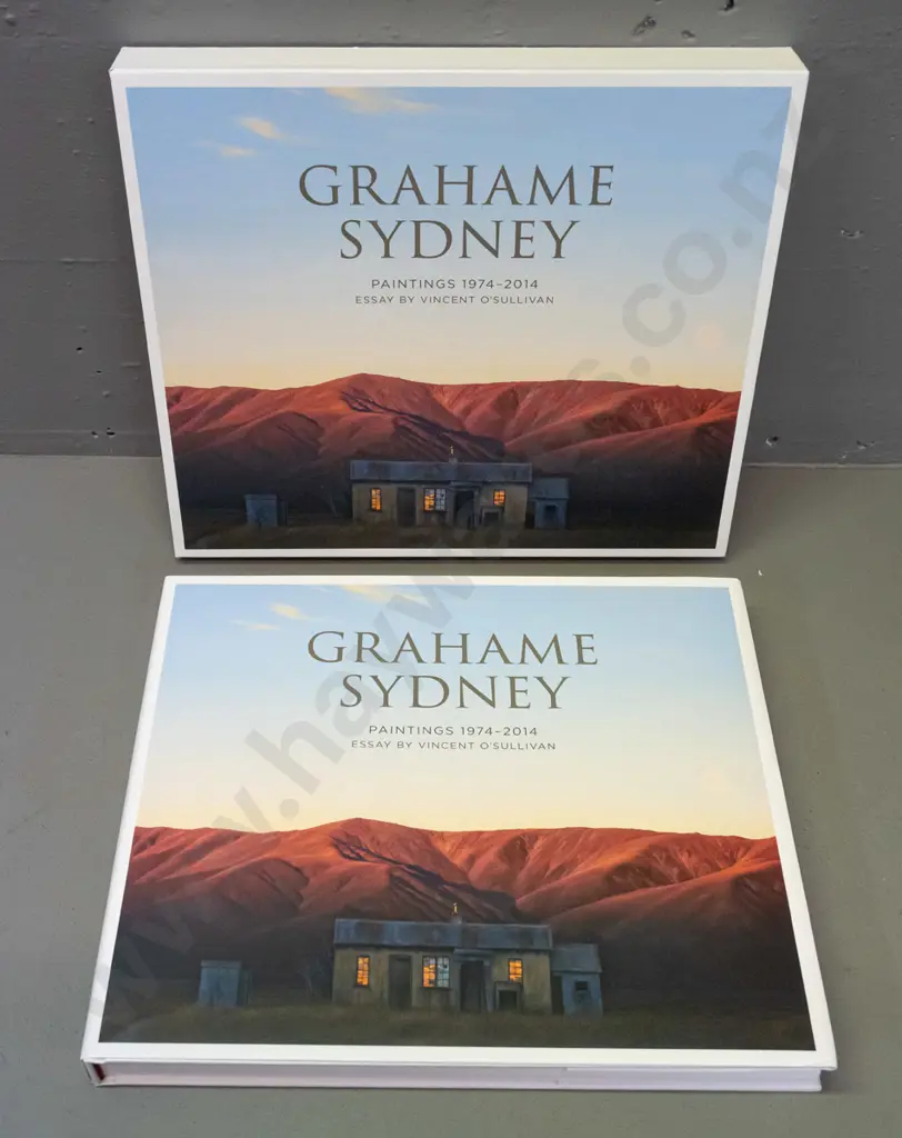 slip-cased hard cover book - Grahame Sydney Paintings 1974-2014, pub. 2014 Craig Potton Image 1++