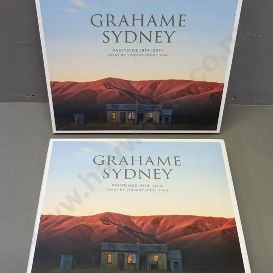 slip-cased hard cover book - Grahame Sydney Paintings 1974-2014, pub. 2014 Craig Potton