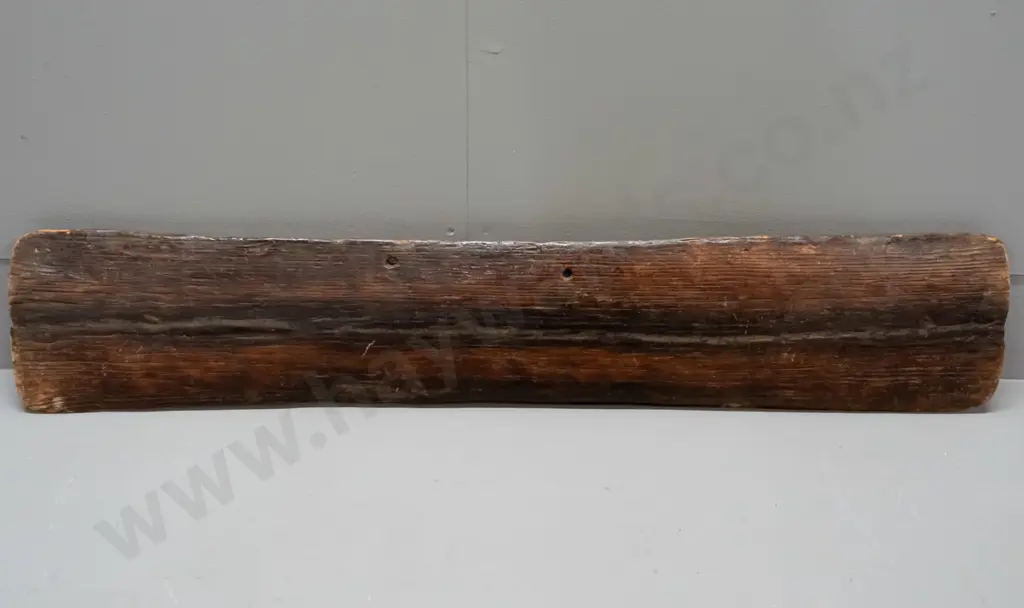 carved wood mancala style game board - Enkeshui / Maasai Kenya. Some age wear and chips. L-830 W-160 Image 1++