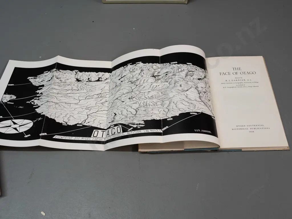 6 local history publications - Dunedin, Purakaunui, Tapanui, Otago geography etc. - some wear and tear, some are musty. Image 1++