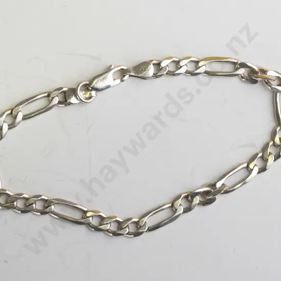 silver bracelet stamped 925 Italy