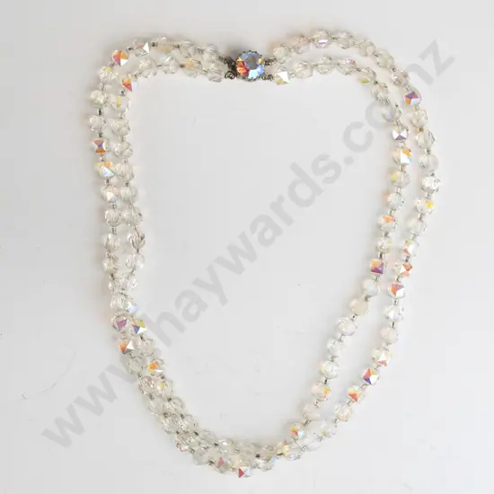 2 strand crystal necklace