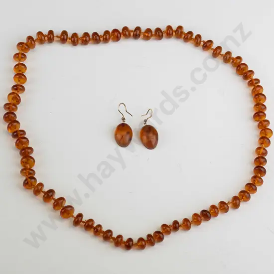 gum necklace & earring set