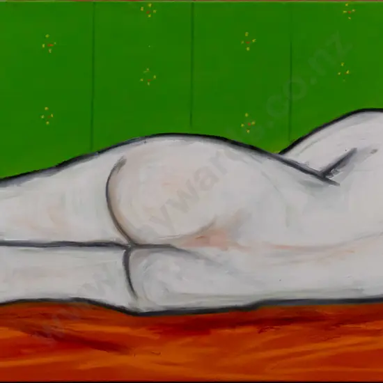 J Tagg '03 - boxed oil on canvas - nude H450 W920