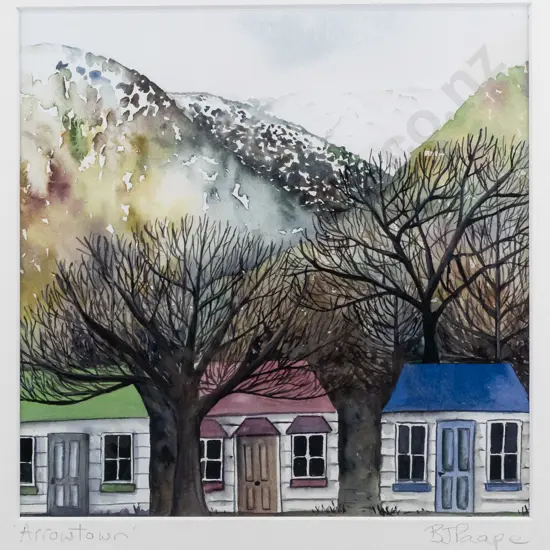 BJ Paape - framed digital print "Arrowtown" H210 W210