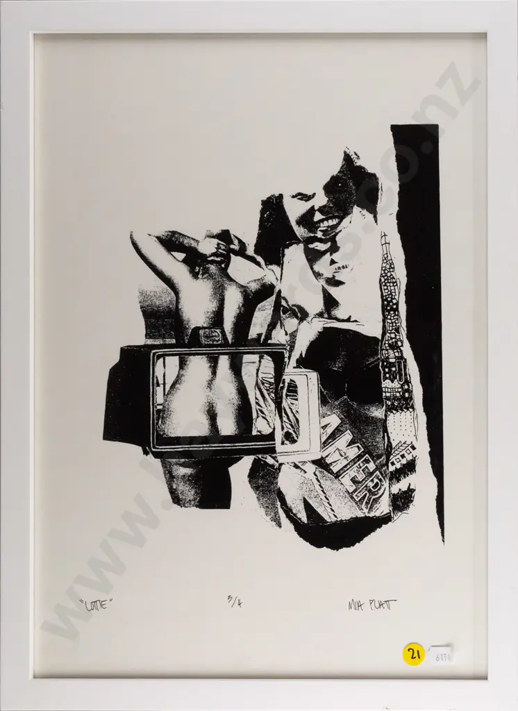 Mia Platt - framed ltd edition print 4/5 (Lottie) H410 W290 Image 1++
