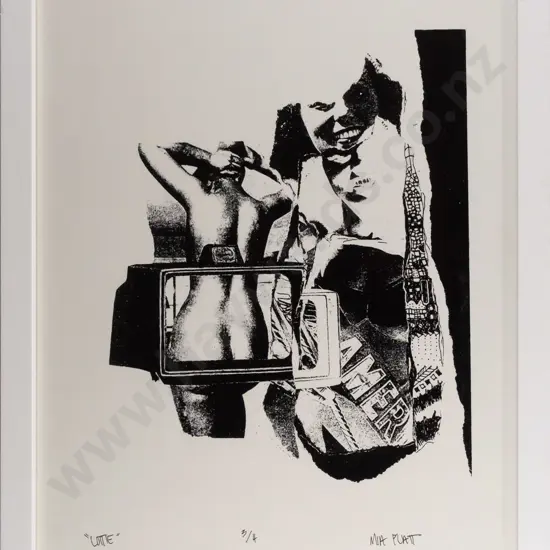 Mia Platt - framed ltd edition print 4/5 (Lottie) H410 W290